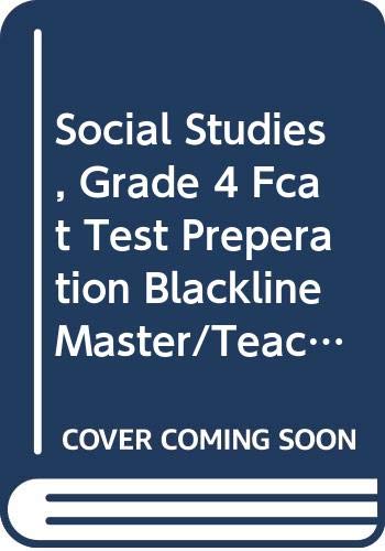 Imagen de archivo de Houghton Mifflin Social Studies Florida: Fcat Test Preperation Blackline Master/Teacher Annotated Ed ; 9780618463107 ; 0618463100 a la venta por APlus Textbooks