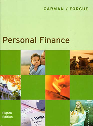 Imagen de archivo de Personal Finance a la venta por Better World Books