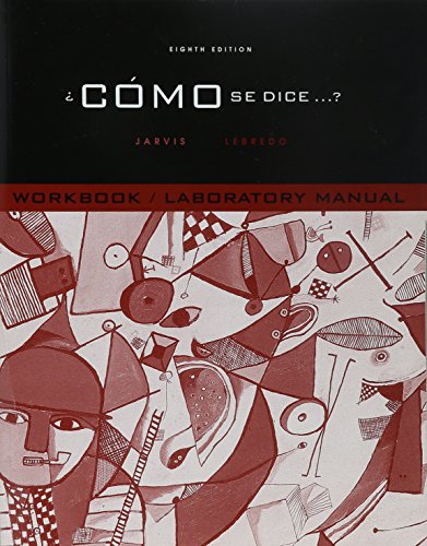 Stock image for Workbook with Lab Manual for Jarvis' Como Se Dice.?, 8th for sale by ThriftBooks-Atlanta