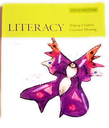 Imagen de archivo de Literacy: Helping Children Construct Meaning a la venta por SecondSale