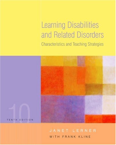 Stock image for Learning Disabilities and Related Disorders : Characteristics and Teaching Strategies for sale by Better World Books
