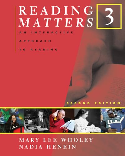 9780618475148: Reading Matters 3: An Interactive Approach to Reading