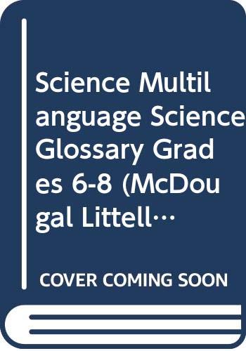 9780618485536: Science Multilanguage Science Glossary Grades 6-8