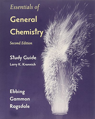 Imagen de archivo de Study Guide for Ebbing's Essentials of General Chemistry, 2nd a la venta por HPB-Red