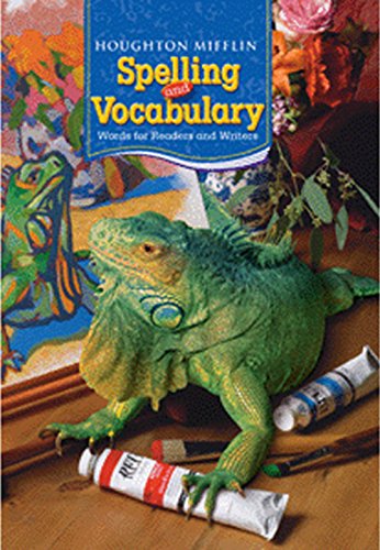 Beispielbild fr Houghton Mifflin Spelling and Vocabulary: Student Edition Non-Consumable Grade 5 2006 zum Verkauf von ThriftBooks-Atlanta