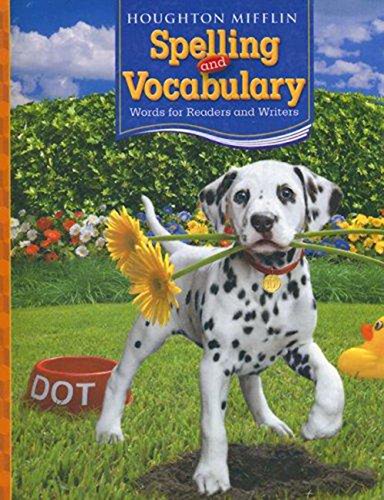 9780618492046: Houghton Mifflin Spelling And Vocabulary: Words for Readers and Writers