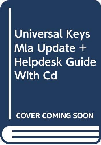 Universal Keys Mla Update + Helpdesk Guide With Cd (9780618494361) by Raimes, Ann