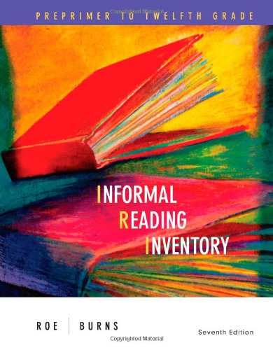 Stock image for Informal Reading Inventory: Preprimer to Twelfth Grade for sale by GoodwillNI