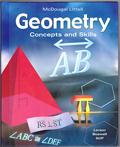 Imagen de archivo de McDougal Concepts and Skills Geometry Student Editon Geometry 2005 a la venta por TextbookRush