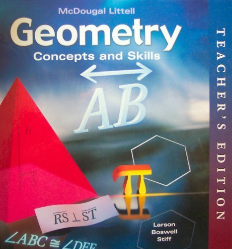 Stock image for Geometry Concepts and Skills - Teacher's Edition for sale by HPB-Red