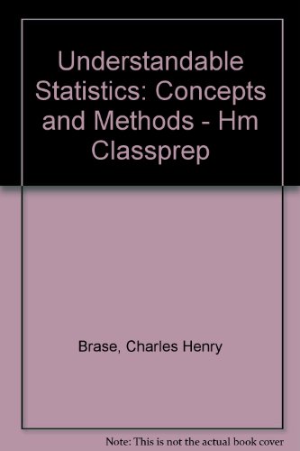 Imagen de archivo de Understandable Statistics: Concepts and Methods - Hm Classprep a la venta por Ergodebooks