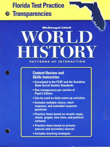 Stock image for Florida Test Practice Transparencies (World History) ; 9780618506453 ; 0618506454 for sale by APlus Textbooks