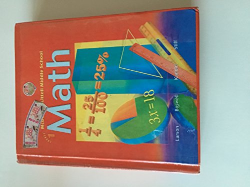 Imagen de archivo de McDougal Littell Middle School Math : Student Edition Course 1 2005 a la venta por Better World Books