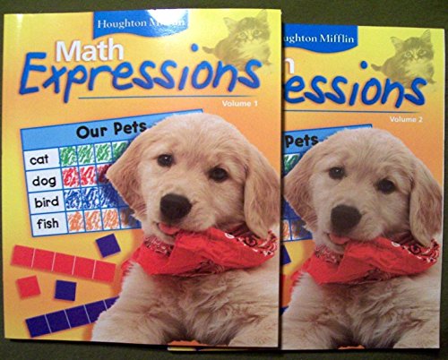 9780618509713: MATH EXPRESSIONS LVL K SET-2V: Houghton Mifflin Math Expressions (Children's Math World 2005)