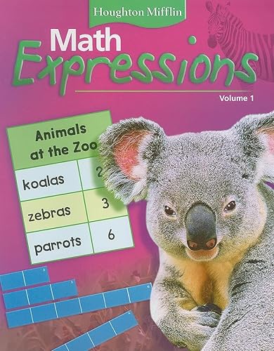 Stock image for Math Expressions: Student Activity Book, Volume 1 Grade 1 2006 for sale by ThriftBooks-Atlanta