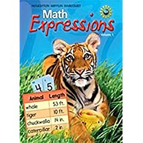 9780618509928: Math Expressions: Student Activity Book, Volume 1 Grade 5 2006: Houghton Mifflin Math Expressions (Children's Math World 2005)