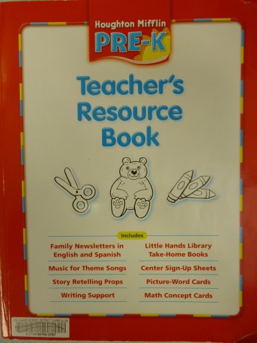 9780618513208: Houghton Mifflin Pre-K: Teacher's Resource Book (Themes 1-10) Grade Pre K 2006