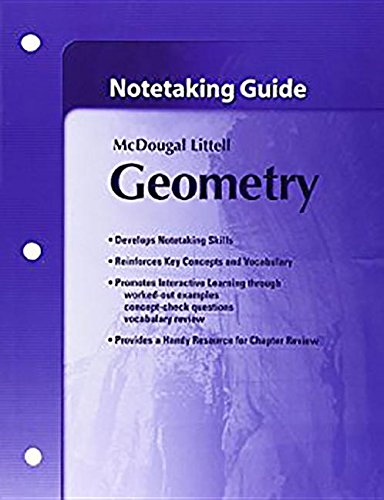 McDougal Littell High School Math: Notetaking Guide Student Bundle of 5 Geometry (9780618518418) by MCDOUGAL LITTEL