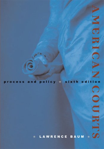 Imagen de archivo de American Courts: Process and Policy a la venta por Off The Shelf