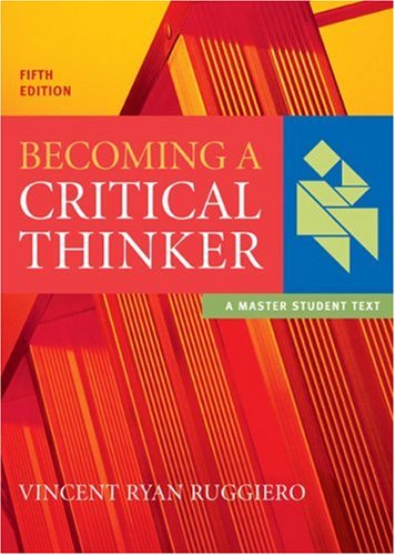 Imagen de archivo de Becoming a Critical Thinker a la venta por Better World Books