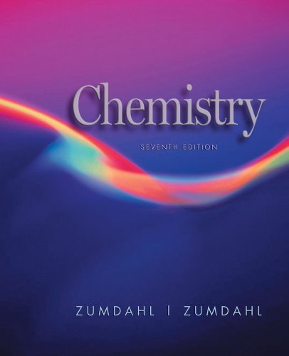 Chemistry (9780618528509) by Steven S. Zumdahl; Susan A. Zumdahl; Thomas J. Hummel
