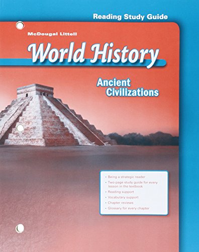 Imagen de archivo de McDougal Littell World History: Medieval and Early Modern Times: Reading Study Guide a la venta por ThriftBooks-Dallas