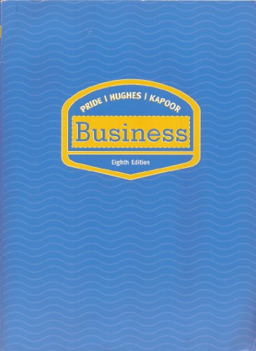 Beispielbild fr Business Eighth Edition, Custom Publication zum Verkauf von Better World Books