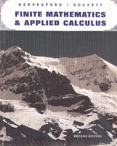 9780618530939: Finite Mathematics & Applied Calculus