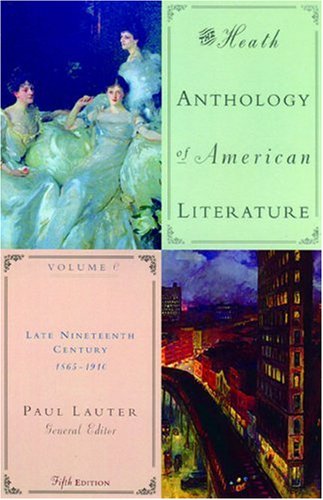 Imagen de archivo de The Heath Anthology of American Literature: Volume C: Late Nineteenth Century (1865-1910) a la venta por Wonder Book