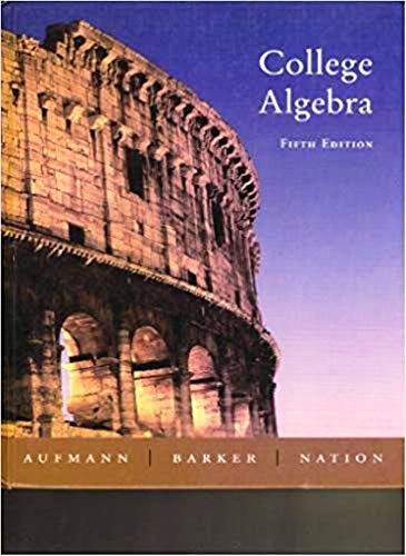 College Algebra (9780618537938) by Aufman