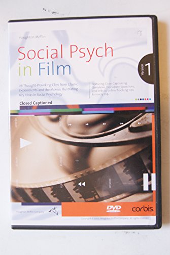 Stock image for Social Psych In Film, Closed Captioned DVD-ROM, Sixth Edition, Version 1: Original Wraps (2005 Copyright) for sale by ~Bookworksonline~