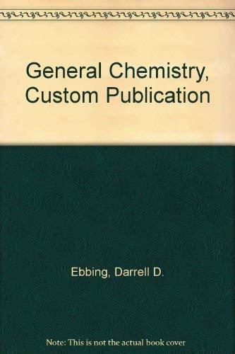 9780618543458: General Chemistry, Custom Publication