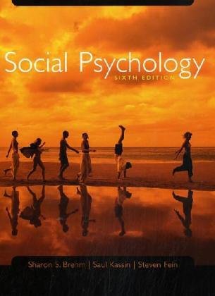 Imagen de archivo de Social Psychology With Cd Rom 6th Edit a la venta por Ammareal