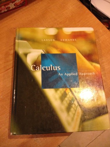 Beispielbild fr Calculus: An Applied Approach zum Verkauf von Wonder Book