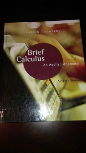 Imagen de archivo de Brief Calculus : An Applied Approach a la venta por Better World Books: West