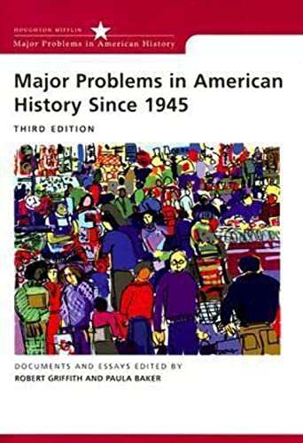 Stock image for Major Problems in American History Since 1945: Documents and Essays for sale by Revaluation Books