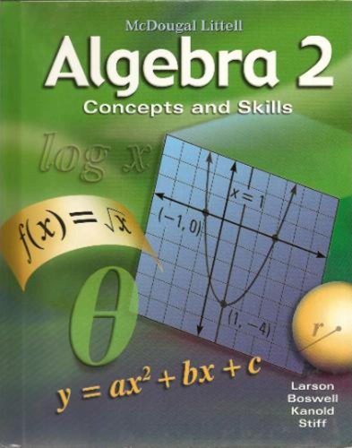 Beispielbild fr Algebra 2: Concepts and Skills: Student Edition 2008 zum Verkauf von Books of the Smoky Mountains