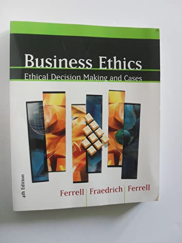 Business Ethics, Custom Publication (9780618557240) by Ferrell, Linda