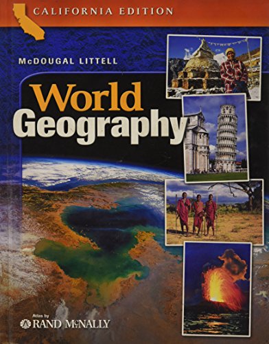 Imagen de archivo de McDougal Littell World Geography, California Edition a la venta por SecondSale