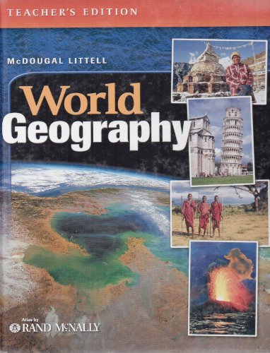 9780618559480: McDougal Littell World Geography California: Teacher's Edition Grades 9-12 2006