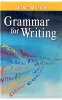 Beispielbild fr Grammar for Writing Grade 6 zum Verkauf von Jenson Books Inc