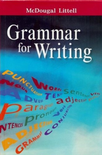 Beispielbild fr Mllit08 Grammar for Writing Gr 7 zum Verkauf von BooksRun