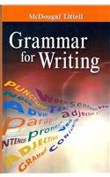 Stock image for Holt McDougal Literature: Grammar for Writing Grade 9 for sale by ThriftBooks-Atlanta