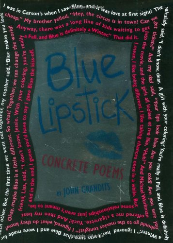 Beispielbild fr Blue Lipstick : Concrete Poems zum Verkauf von Better World Books