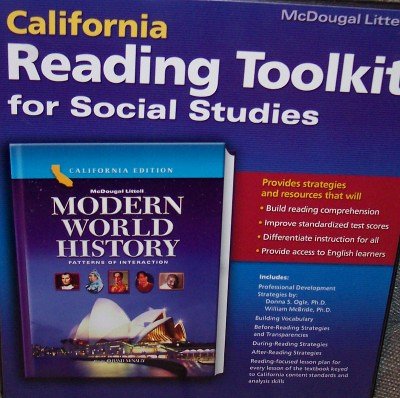 World History: Patterns of Interaction California: Reading Toolkit Grades 9-12 Modern World History (9780618577101) by Donna M. Ogle; William L. McBride