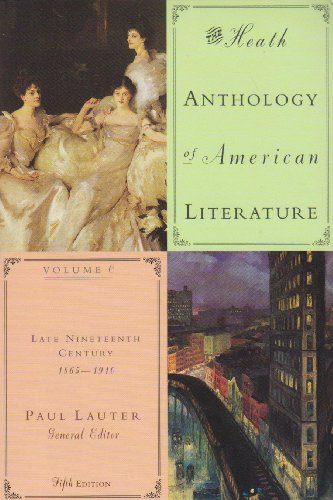 9780618588947: Heath Anthology Of American Literature (5th Ed., Vols C,D & E)
