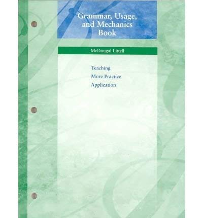 9780618589531: MCDOUGAL LITTELL LANGUAGE OF L: Mcdougal Littell Language of Literature (Lang of Lit Rev 6-12 00-01)