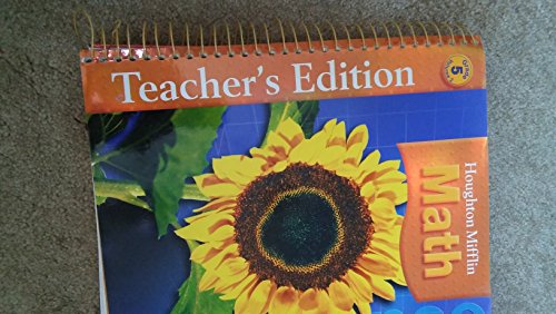 Stock image for Houghton Mifflin Math, Grade 5, Vol. 2, Teacher's Edition for sale by BooksRun