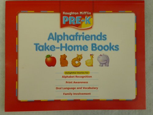Imagen de archivo de Houghton Mifflin Pre-K: Alphafriends Take-Home Books Grade Pre K a la venta por ThriftBooks-Atlanta
