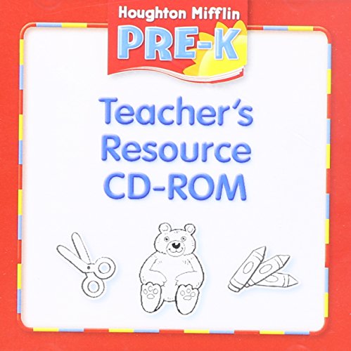 Stock image for Houghton Mifflin Pre-K: Teacher's Resource CD-ROM Grade Pre K by HOUGHTON MIFFLIN (2005-03-25) for sale by SecondSale